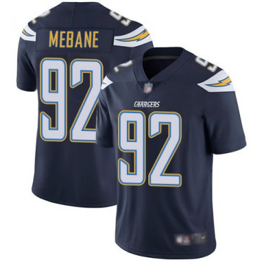 Los Angeles Chargers NFL Football Brandon Mebane Navy Blue Jersey Youth Limited 92 Home Vapor Untouchable